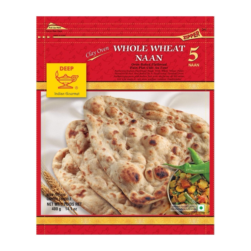 Deep Foods Whole Wheat Naans