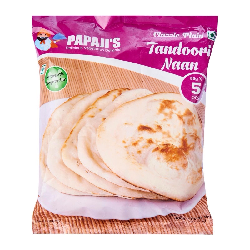Papaji's Tandoori Naan Plain